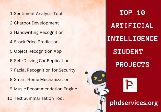 Top 10 Artificial Intelligence Student Projects Topics