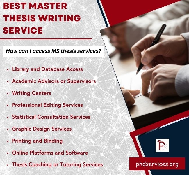 Best Master Thesis Writing Help