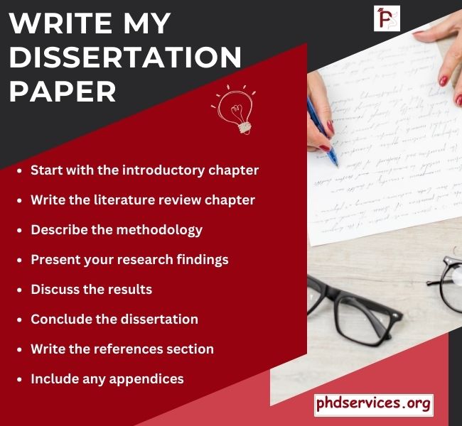 Dissertation paper writing services