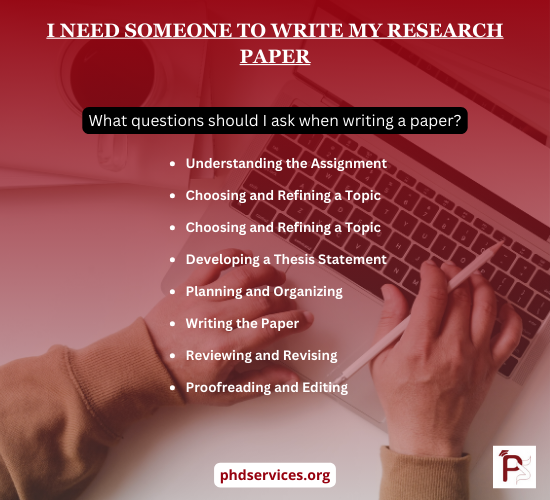 I Need Someone to Write My Thesis