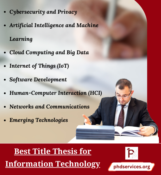 Best Projects Thesis for Information Technology