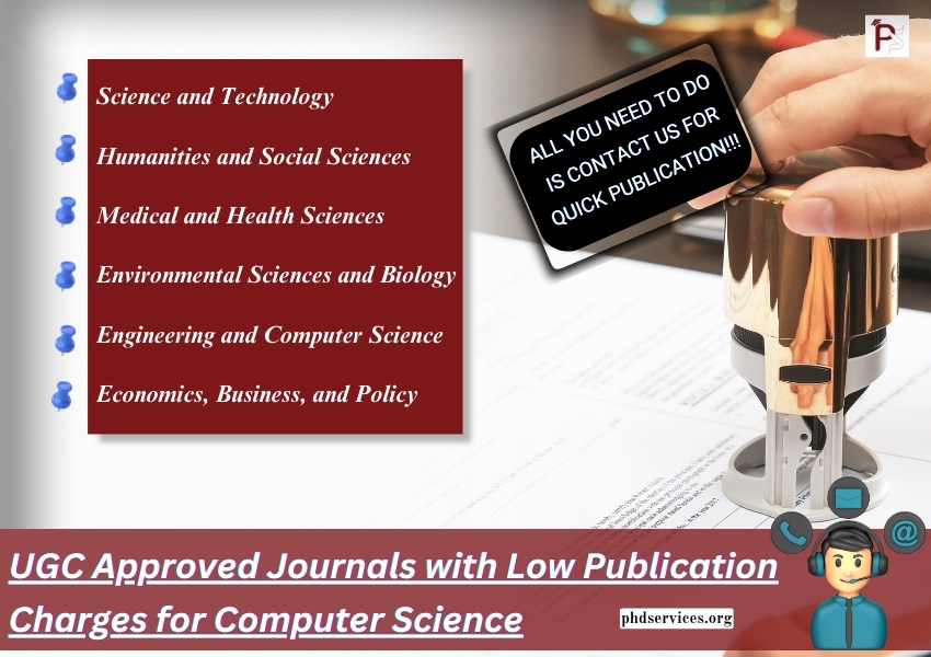 UGC Approved Journals with Low Publication Charges for Computer Science